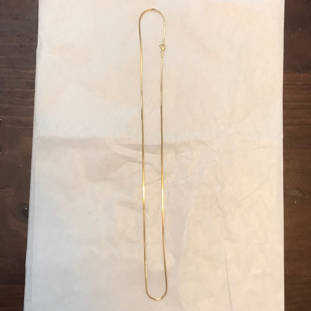 Gold Plated silver Chain (20 1/4 inches)